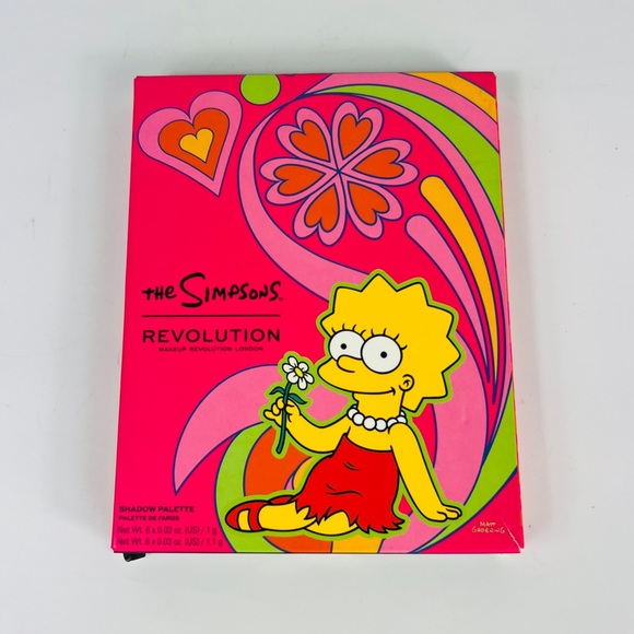 The Simpsons x Revolution Summer of Love Eyeshadow Palette 12 Shades NIB - Picture 5 of 9